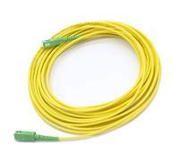 PRENDELUZ SC/APC Singlemode Fiber Cable - SC/APC, 5 m, LSZH, yellow - Ideal for high-speed network connections and secure data transfer.