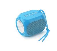 PRENDELUZ Sky Blue Wireless Bluetooth Speaker for Outdoor, Powerful Stereo Sound