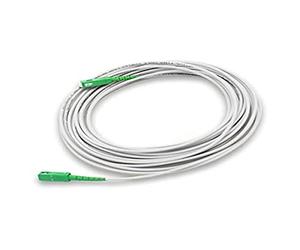 PRENDELUZ Universal Fibre Optic Cable - White SC/APC to SC/APC Simulex 9/125, Compatible with Orange, Movistar, Vodafone and Jazztel (20 Metres)