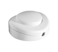 PRENDELUZ White Push Foot Switch 2a 250v 65 x 25mm