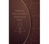 Prenotazioni Ristorante 2026: 2 pagine al giorno con 64 prenotazioni giornaliere (pranzo e cena) 735 pagine A4 per ristoranti, caffè e hotel | Copertura nera