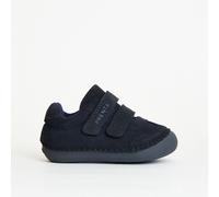 PRENTA Men's Rocket Suede First Walker Trainer in Navy | Size: 2 PRENTA Navy 2