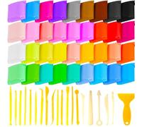 Preocea Air Dry Clay Set, 36 Colors Ultralight Clay Modeling Clay Set with Tools, Great for DIY Crafts Creative Art Crafts, DIY Molding Clay Gift for Boys and Girls