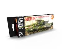 AK Interactive AFV Series 3G Colors Acrylic Paints - MERDC Camouflage Colors (AK11653)
