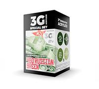 AK Interactive 3G Acrylic Paint Set - 4BO Russian Green Modulation Set (AK11639)