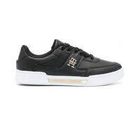Leather Sneaker - female - Tommy Hilfiger - Sneakers - Black - 3 UK - Shoes 3 UK