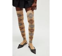 Prep School Knee High Socks at Free People in Beige - female