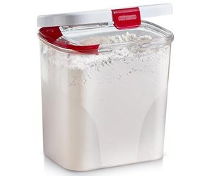 Prep Solutions by Progressive Flour Keeper with Built in Leveler, 3.8 Quart Capacity