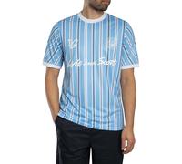Prep Stripe Football Shirt Chalk Blue M