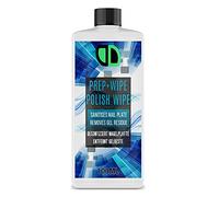 Prep + Wipe Gel Nail Polish Residue Cleaner Remover, Gel Nail Preparation, UV LED Manicure Gel Polish Base Wipe, Multi-Purpose for Sanitising Nail Plate & Removing Tacky Layer 100ML