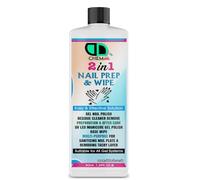 Prep + Wipe Gel Nail Polish Residue Cleaner Remover, Preparation & After Care, UV LED Manicure Gel Polish Base Wipe, Multi-Purpose for Sanitising Nail Plate 50ML CAP