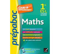 Prepabac Cours et entrainement: 1re - Maths - ES/L