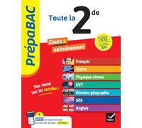 Prépabac - Le tout-en-un 2de (toutes les matières) - 2024-2025: tout le programme de Seconde: 52