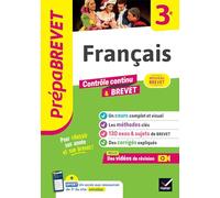 Prépabrevet - Français 3e - Brevet 2025: cours, méthodes & sujets de brevet corrigés