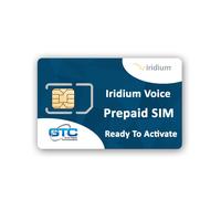 (Prepaid SIM Card only (No Airtime Included)) Iridium Satellite Phone Airtime