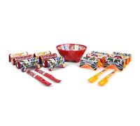 Prepara 8040 Fiesta Taco Set, Melamine, Multicolor
