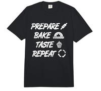 Prepare Bake Taste Repeat Comfort Colors Adult Heavyweight T-Shirt