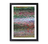 Prepare For The Forest Abstract Framed Print | A2 Black Framed Wall Art | Ready to Hang | Abstract Landscape Picture | Living Room Bedroom Lounge Office