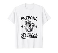 Prepare To Be Skunked Funny Cribbage Card Game Board Games T-Shirt