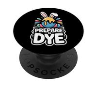 Prepare To Dye Cute Easter Egg Bunny Humor PopSockets Adhesive PopGrip