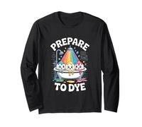 Prepare to Dye Cute Easter Egg Rainbow Humor Long Sleeve T-Shirt