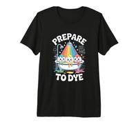 Prepare to Dye Cute Easter Egg Rainbow Humor Premium T-Shirt