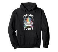 Prepare To Dye Cute Easter Egg Rainbow Humor Pullover Hoodie