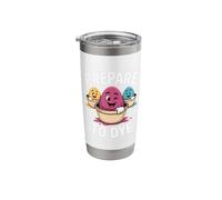 Prepare to Dye Cute Easter Egg Rainbow Humor Stainless Steel Insulated Tumbler
