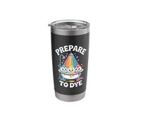 Prepare to Dye Cute Easter Egg Rainbow Humor Stainless Steel Insulated Tumbler