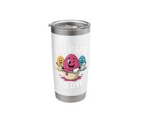 Prepare to Dye Cute Easter Egg Rainbow Humor Stainless Steel Insulated Tumbler