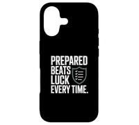 Prepared Beats Luck Every Time Mindset Case for iPhone 17