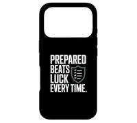 Prepared Beats Luck Every Time Mindset Case for iPhone 17 Pro