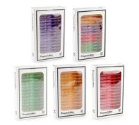 Prepared Microscope Slides, 60Pcs Microscope Slides with Specimens, 5 Box Set Science Classroom Must Haves, Safe Plastic for Students & Beginners