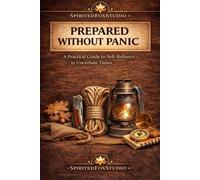 Prepared Without Panic: A practical guide to self reliance in uncertain times (Selfcare by SpiritedFoxStudio)
