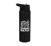 Preparedness is The Real Flex Prepper Stainless Steel Insulated Water Bottle
