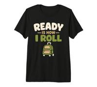 Preparedness Lifestyle Ready for Life Emergency Survival Premium T-Shirt