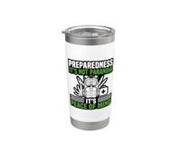 Preparedness Not Paranoia Peace of Mind Prepper Stainless Steel Insulated Tumbler