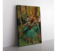 Preparing Ballet Ballerina Dancers by Edgar Degas Canvas Print 30x20 Inch | Wall Art, Ready to Hang, Gallery Wrapped, Fade-Resistant Inks, Securely Packaged, UK Made