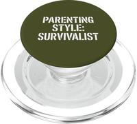 Prepper Parent Survivalist Bug Out Family Prepping PopSockets PopGrip for MagSafe