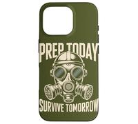 Prepper Survivalist Bug Out SHTF Off Grid Survive Case for iPhone 16 Pro