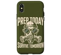 Prepper Survivalist Bug Out SHTF Off Grid Survive Case for iPhone X/XS