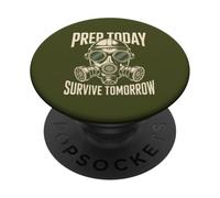 Prepper Survivalist Bug Out SHTF Off Grid Survive PopSockets Adhesive PopGrip