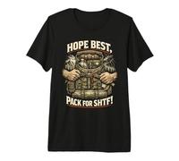 Prepper Survivalist Pack for SHTF Premium T-Shirt