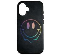 Preppy Aesthetic Cute Trippy Swirl Happy Smile Face Case for iPhone 16