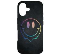Preppy Aesthetic Cute Trippy Swirl Happy Smile Face Case for iPhone 17