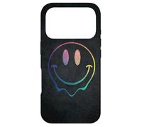 Preppy Aesthetic Cute Trippy Swirl Happy Smile Face Case for iPhone 17 Pro