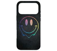 Preppy Aesthetic Cute Trippy Swirl Happy Smile Face Case for iPhone 17 Pro Max