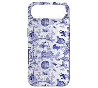 Preppy Blue Toile Chinoiserie with Leopard, Monkey, Palms Case for iPhone Air
