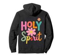 Preppy Boho Floral Holy Spirit Christian Faith Pullover Hoodie