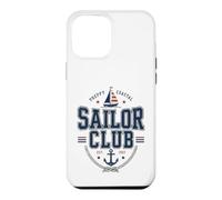 Preppy Coastal Sailor Club Sailorcore Fishermencore Nautical Case for iPhone 12 Pro Max